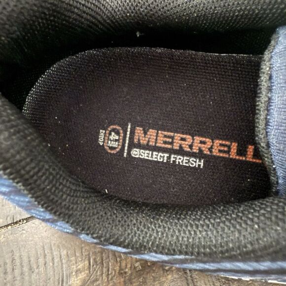 Mens MERRELL PERFORMANCE FOOTWEAR SELECT FRESH 8.5 HIKING TRAIL SHOES Dark Slate - Picture 8 of 9